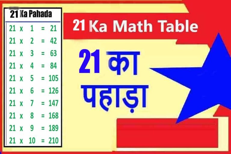 21 ka pahada